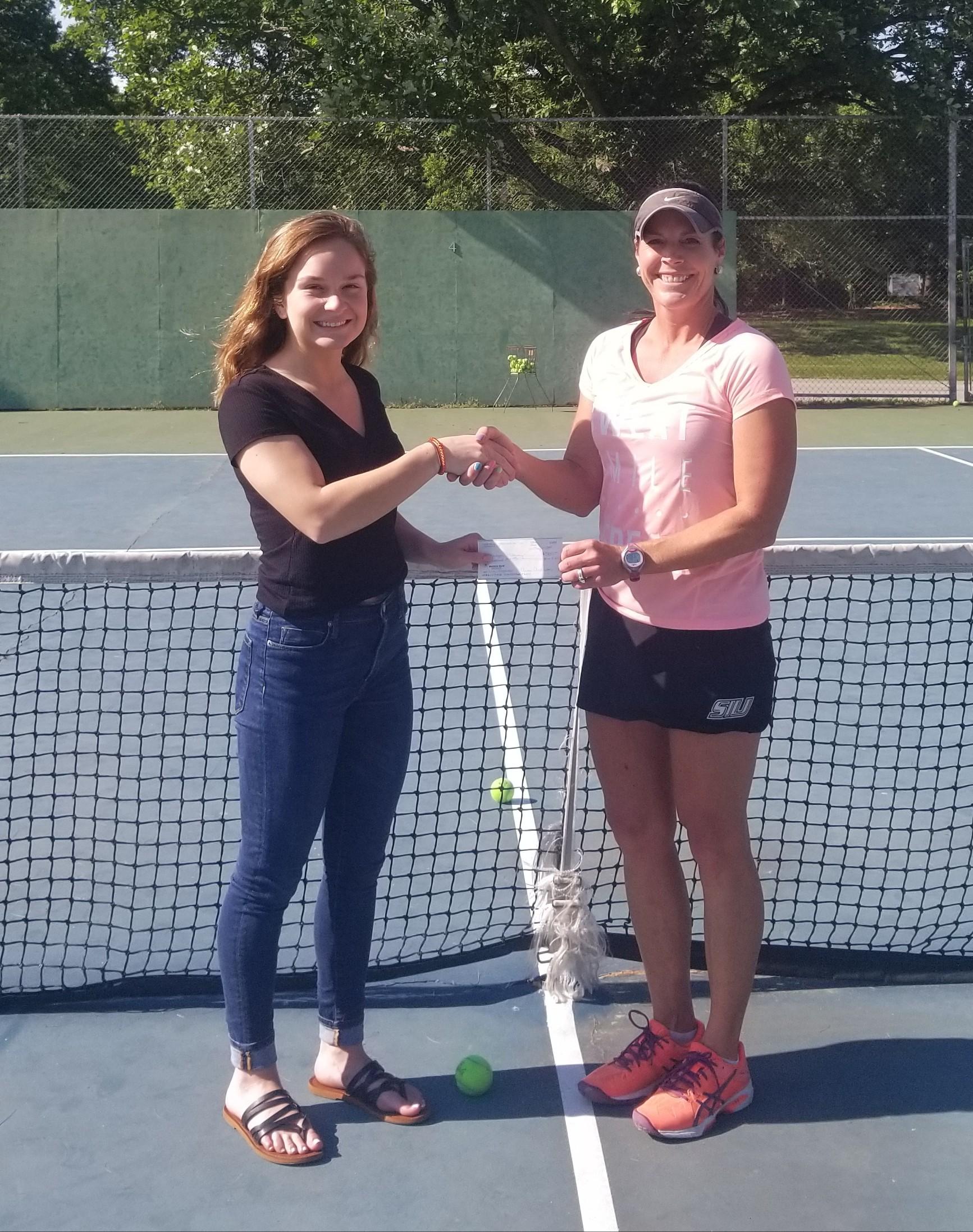 Tennis Scholarship winner